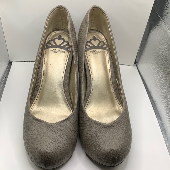 fergalicious snakeskin booties